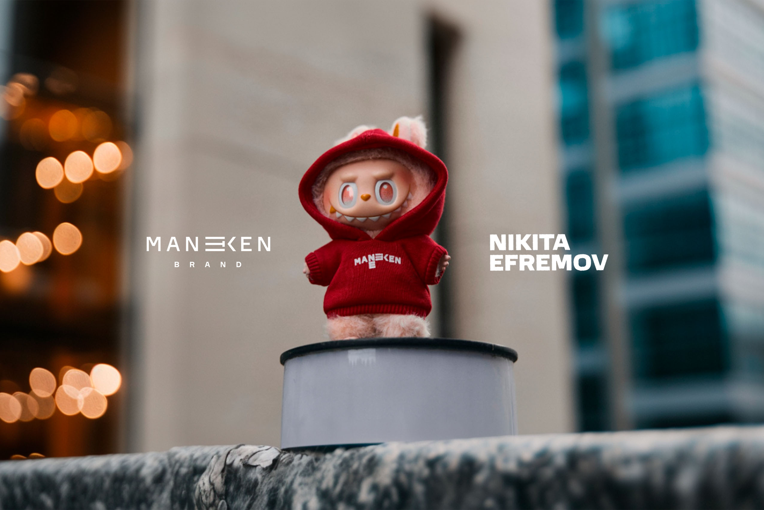 Лимитированные худи для лабубу Maneken X NE