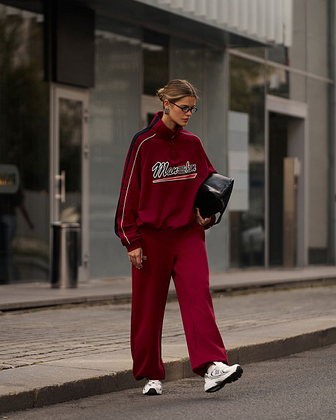 КОСТЮМ “RETRO WITH LAMPS” | ВИННЫЙ