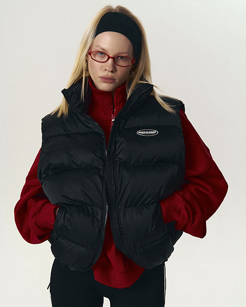 ЖИЛЕТКА “OVERSIZE VEST DYNAMIC MOTION” | ЧЕРНЫЙ