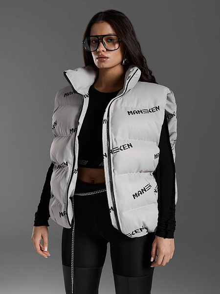 ЖИЛЕТКА “OVERSIZE VEST” MNKN | СЕРЫЙ